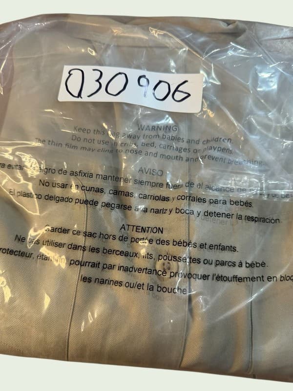 Vintage Paradise Cove 100% Silk Herringbone Camp Shirt Beige XL - Thumbnail 5