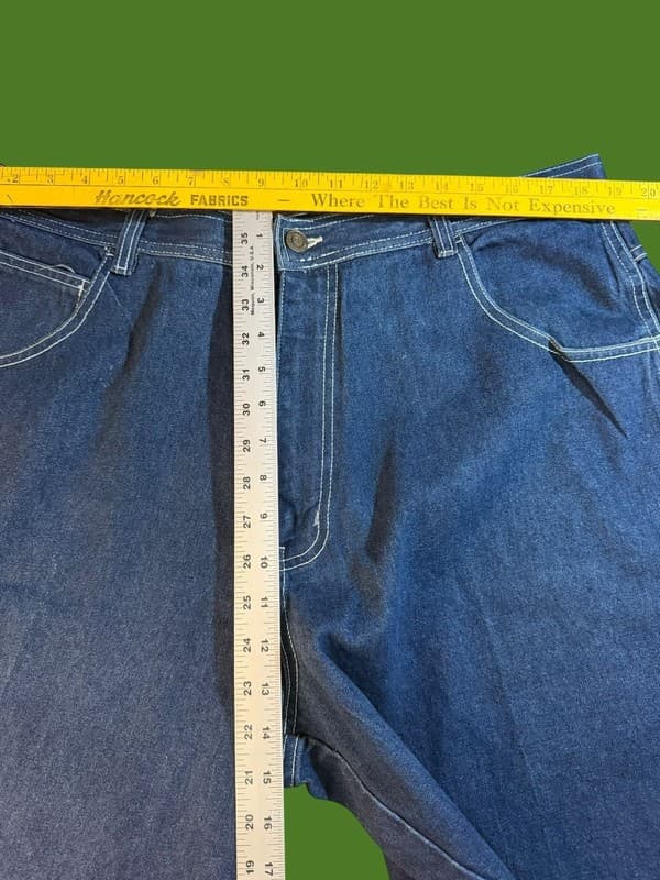 Vintage Rocawear Baggy Denim Carpenter Shorts Y2K Hip Hop Jorts Size 42 - Thumbnail 8