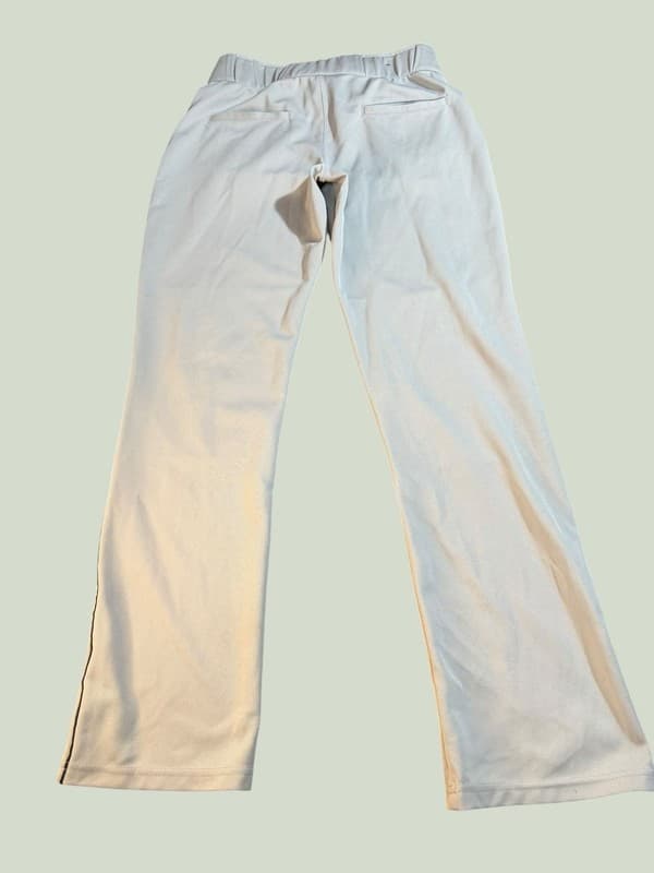 Under Armour Men's Clean Up Piped Loose Fit Baseball Pants Gray Navy Size MD - Thumbnail 2