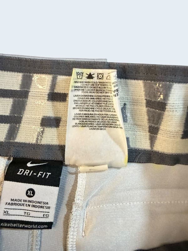 Nike Dri-FIT Baseball Pants XL Gray with Royal Blue Piping - Thumbnail 3