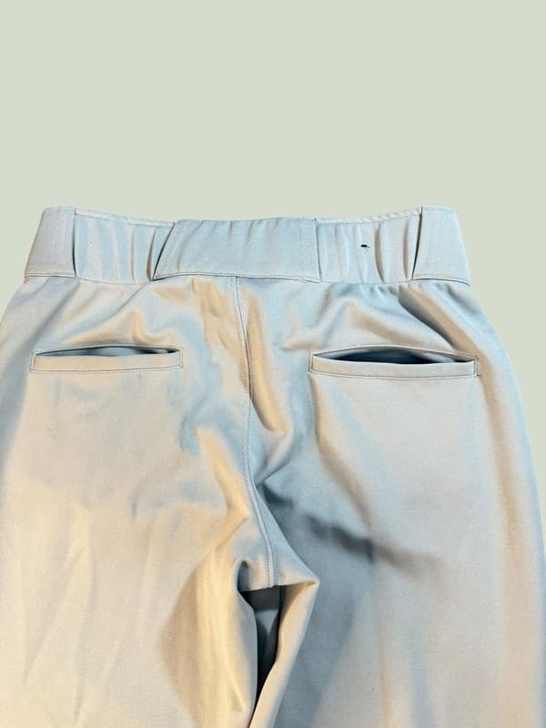 Under Armour Men's Clean Up Piped Loose Fit Baseball Pants Gray Navy Size MD - Thumbnail 8