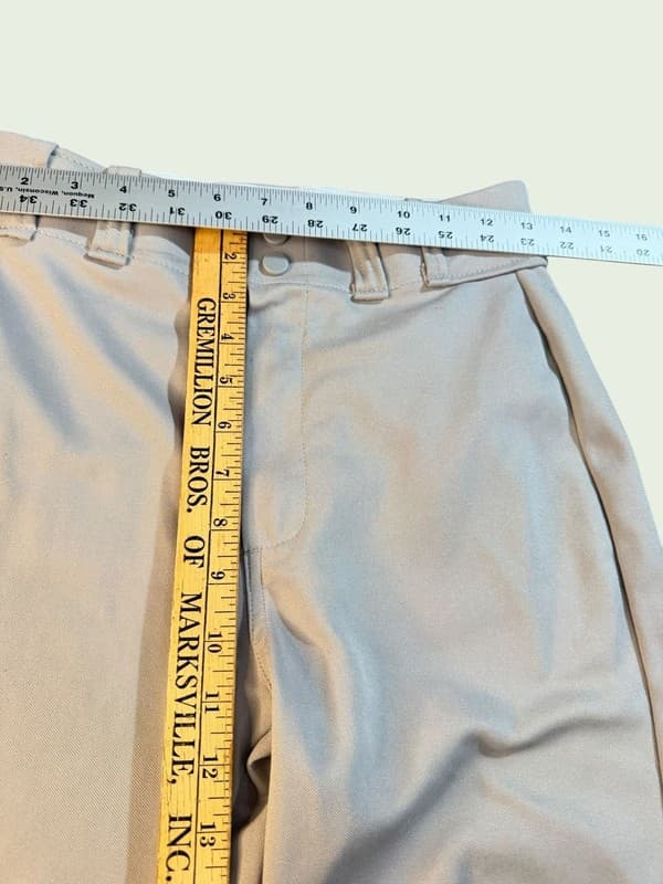 Rawlings Gray Full-Length Youth Large Semi-Relaxed Baseball Pants - Thumbnail 4