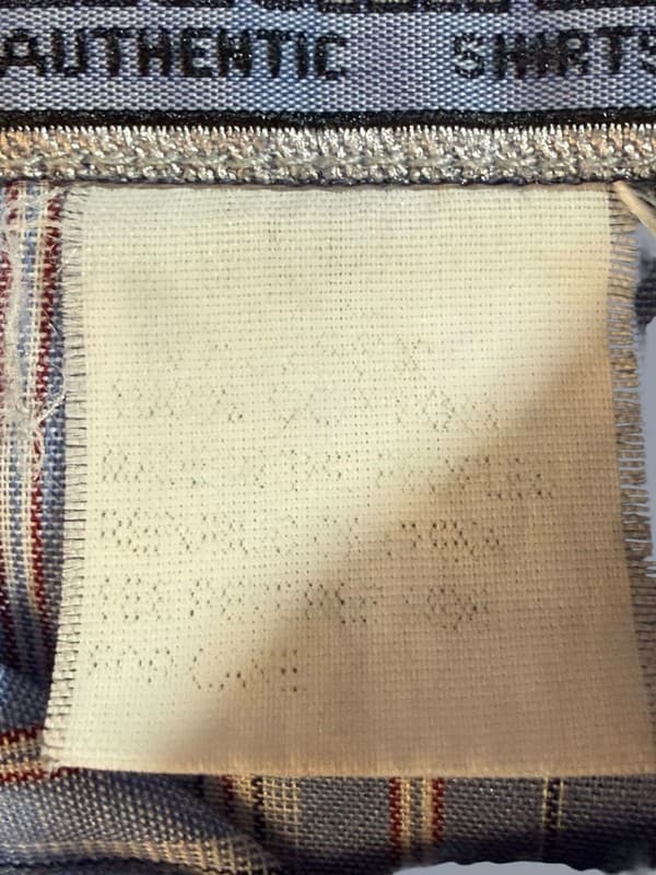 Vintage American Hero Striped Weste rn Pearl Snap Shirt L - Thumbnail 4