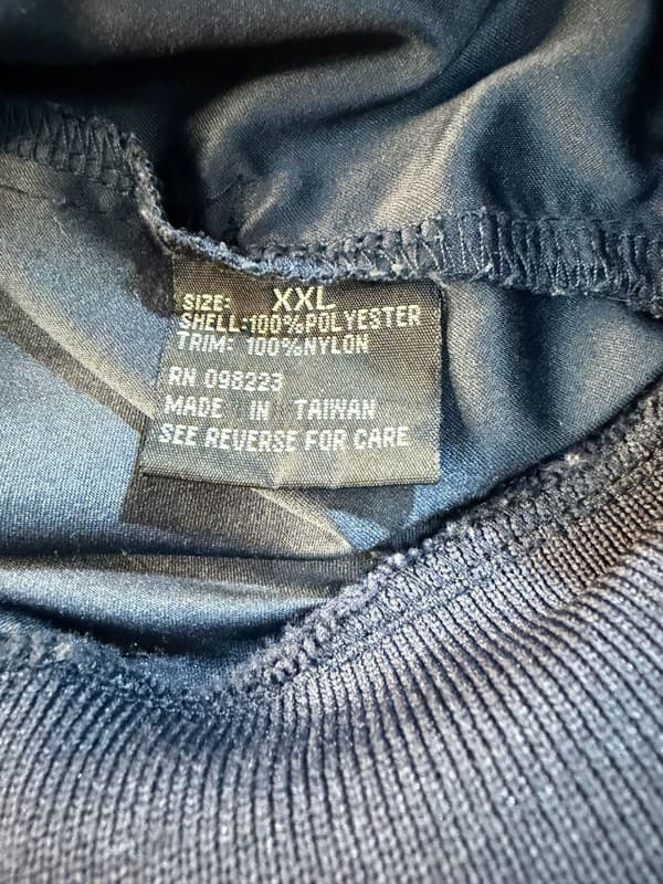 Austin Golf XXL Navy Blue V-Neck Windbreaker Pullover Jacket - Thumbnail 4