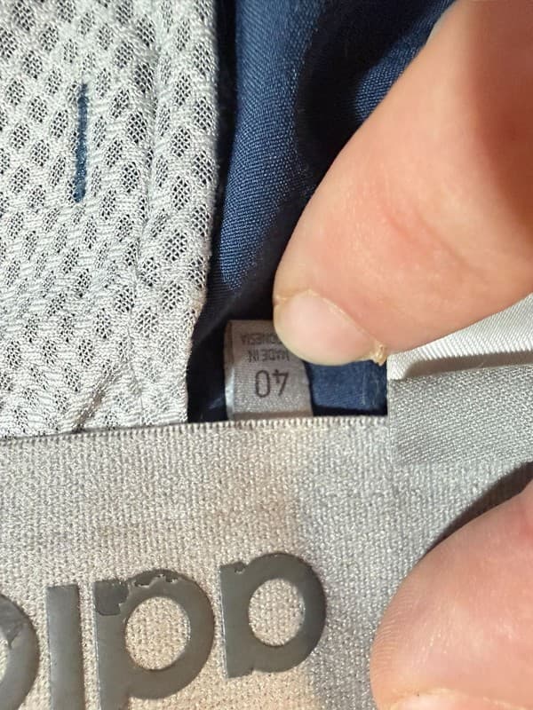 Adidas Golf Shorts Blue Herringbone Print Men's Size 40 Elastic Waist - Thumbnail 5