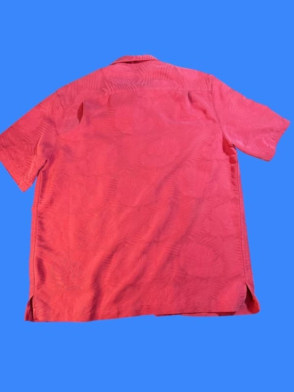 Men’s Caribbean Jacquard Camp Shirt / Hawaiian Resort Shirt M Y2K - Thumbnail 2