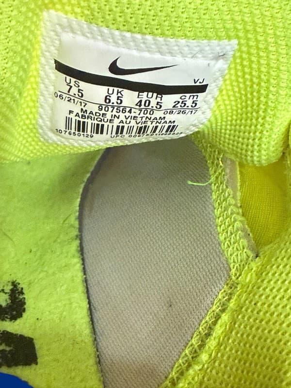 Nike Zoom Victory Elite 2 Track Spikes – Volt/Black | Men’s 7.5 / Women’s - Thumbnail 8