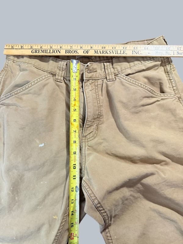 Vintage Blue Mountain Distressed Carpenter Work Pant Paint Splatter Canvas 34x32 - Thumbnail 14