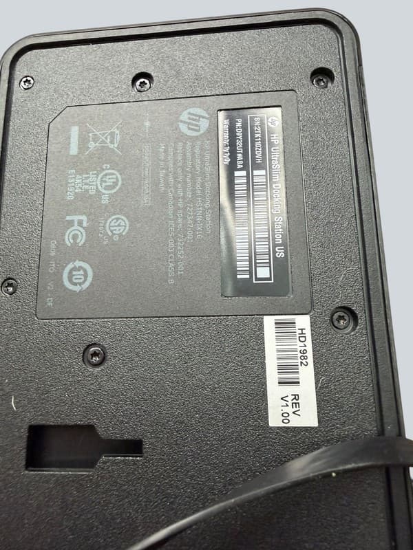 HP UltraSlim Docking Station US 2013 w/ Power Adapter HSTNN-IX10 USB VGA - Thumbnail 5