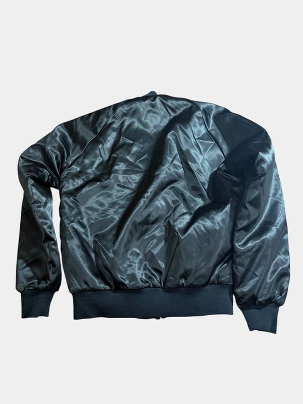 Vintage 80s Chalk Line New Orleans Saints Satin Bomber Varsity Jacket Size Small - Thumbnail 3