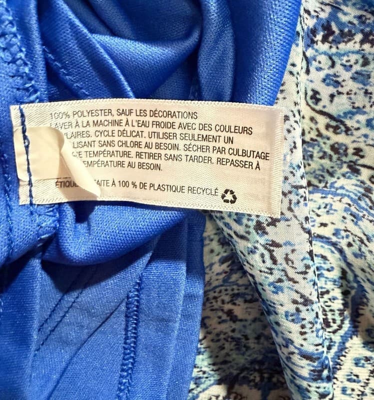 Xhilaration Blue Paisley Sleeveless Dress XS - Thumbnail 4