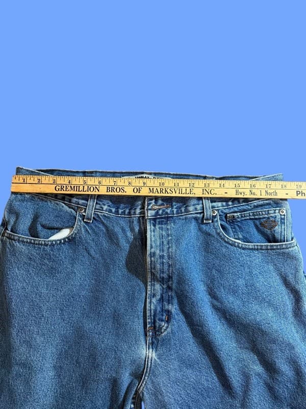 Harley-Davidson Genuine Motorclothes Jeans 38x36 Medium Wash Denim - Thumbnail 6