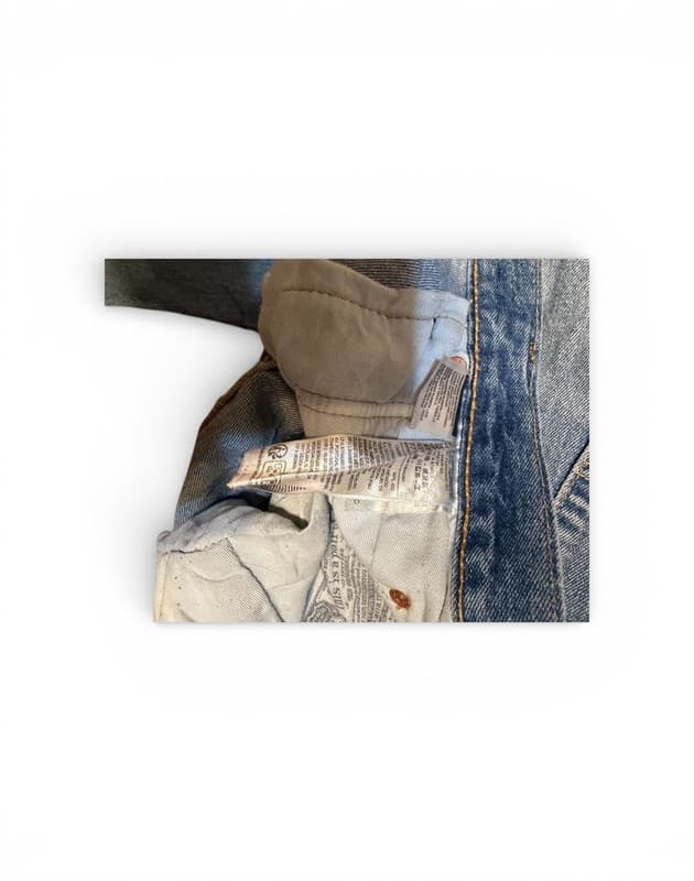 Levi's 501 Button Fly Distressed Jeans - Thumbnail 8