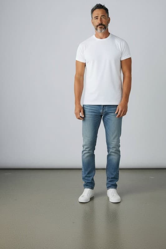 Levi's 501 Button Fly Distressed Jeans - Thumbnail 2