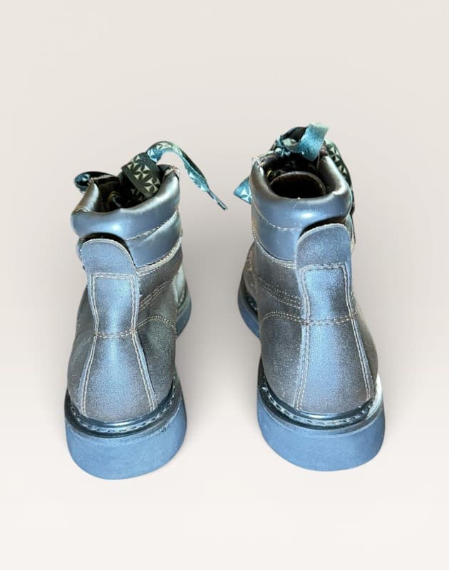 Gauchos Leather Lace-Up Work Boots Size 8 - Thumbnail 4