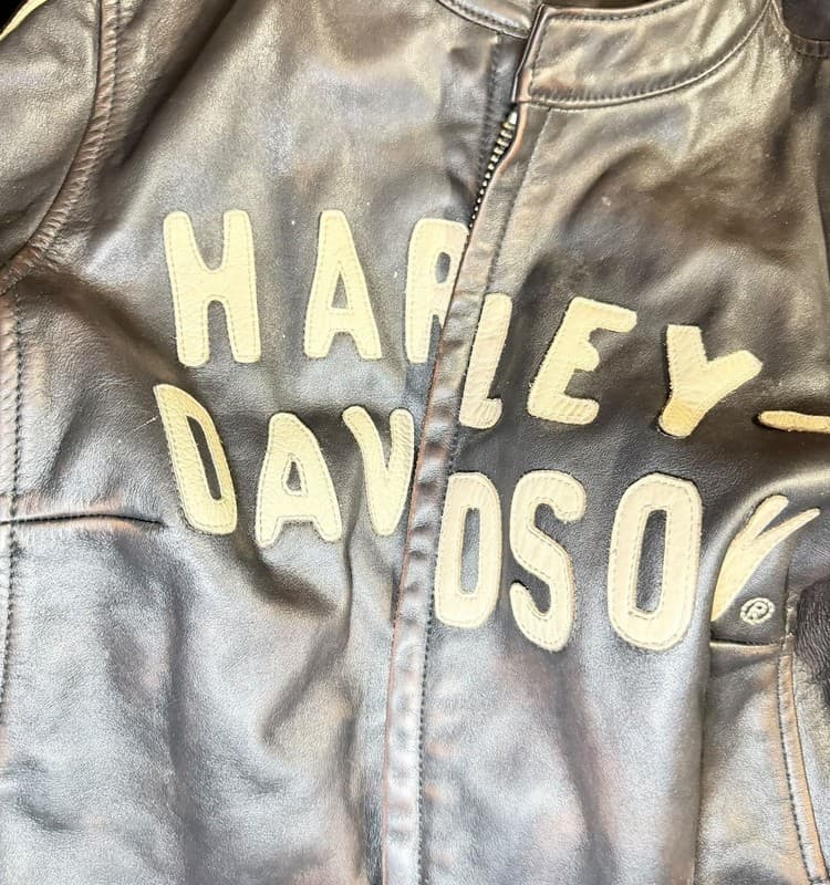 Harley-Davidson Women's Genuine Motor-clothes Leather Jacket w Racing Stripes - Thumbnail 6