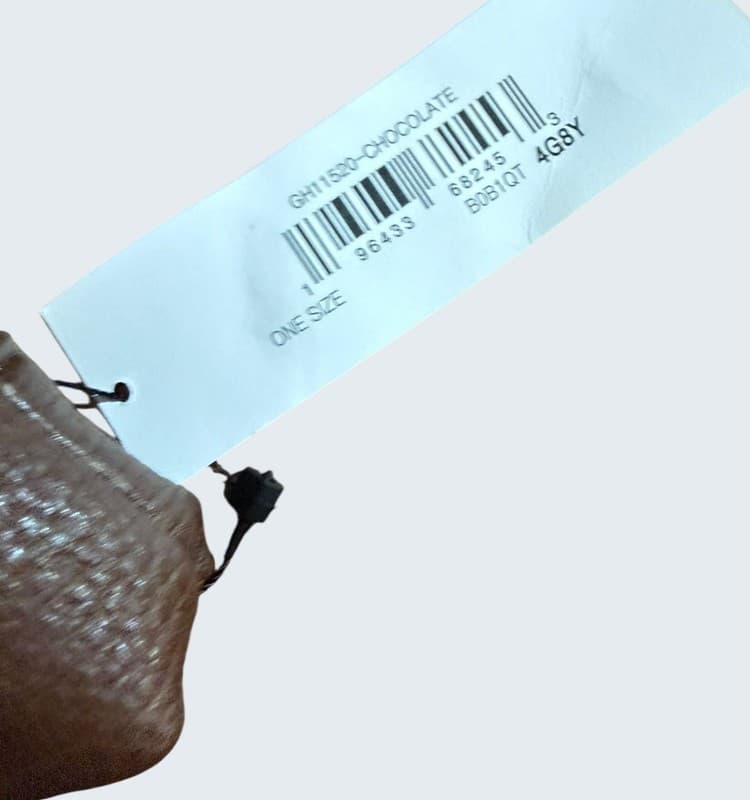 The Drop Avalon Small Tote Bag in Chocolate Brown Pebble Grain Leather - Thumbnail 5