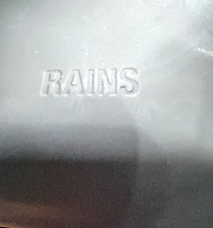 RAINS Waterproof Black Rucksack Backpack - Thumbnail 4