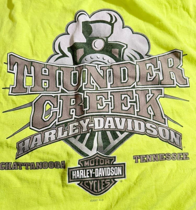 2012 Harley-Davidson Thunder Creekj Chattanooga Safety T-Shirt 2XL - Thumbnail 6