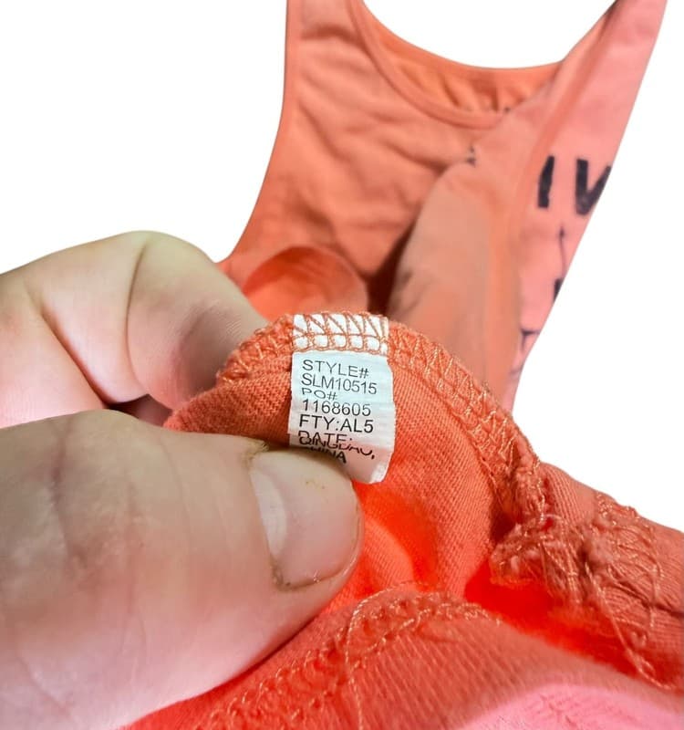 Salt Life “Live Salty” Tank Top | Coral | Unisex Large - Thumbnail 6