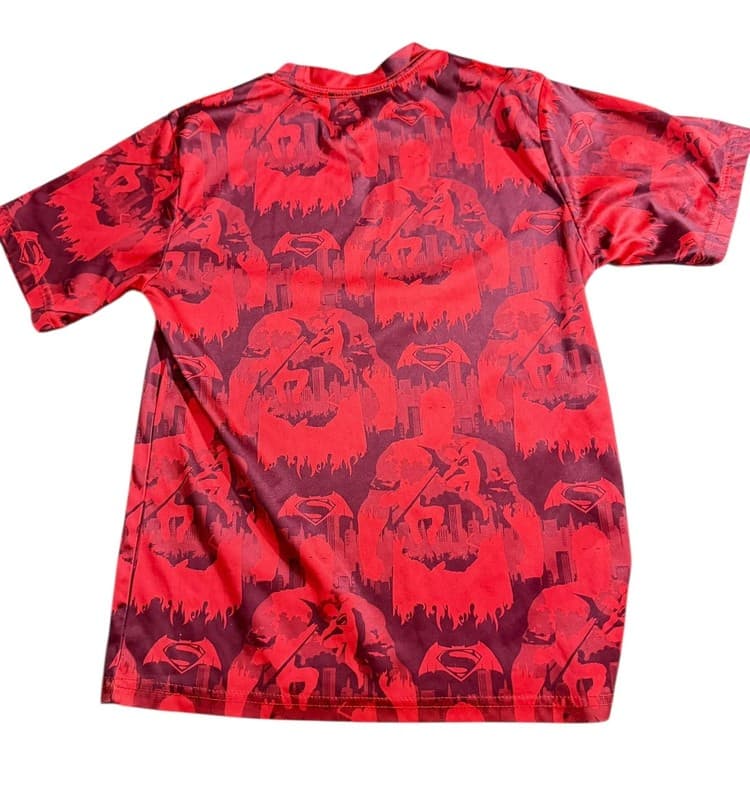 Batman v Superman: Dawn of Justice Boys Athletic T-Shirt Red Size L (10/12) - Thumbnail 2