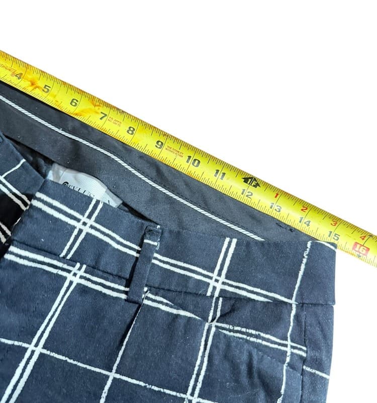 Stylus Black White Plaid Dress Pants Women’s 8 Ankle Straight Leg - Thumbnail 5