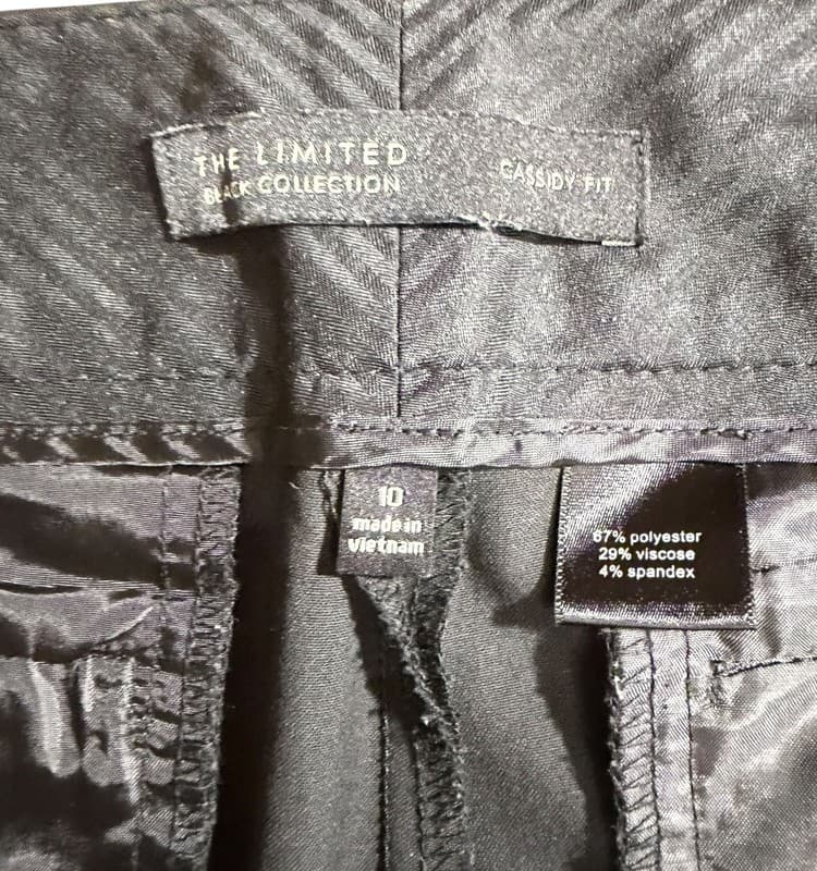 The Limited Black Collection Cassidy Fit Pants Women’s 10 Black Stretch - Thumbnail 4