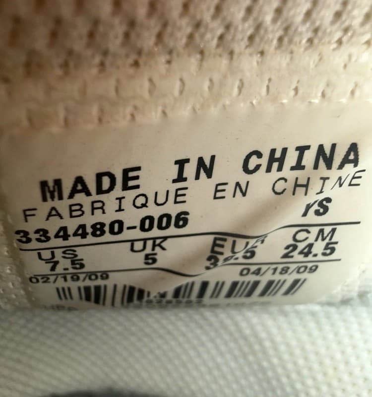 Nike Air Prestige III Mid Men’s US 7.5 Grey Silver White 334480-006 - Thumbnail 6