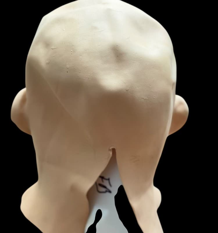 Unfinished Latex Human Face Mask Blank Horror Prop SFX Head - Thumbnail 4
