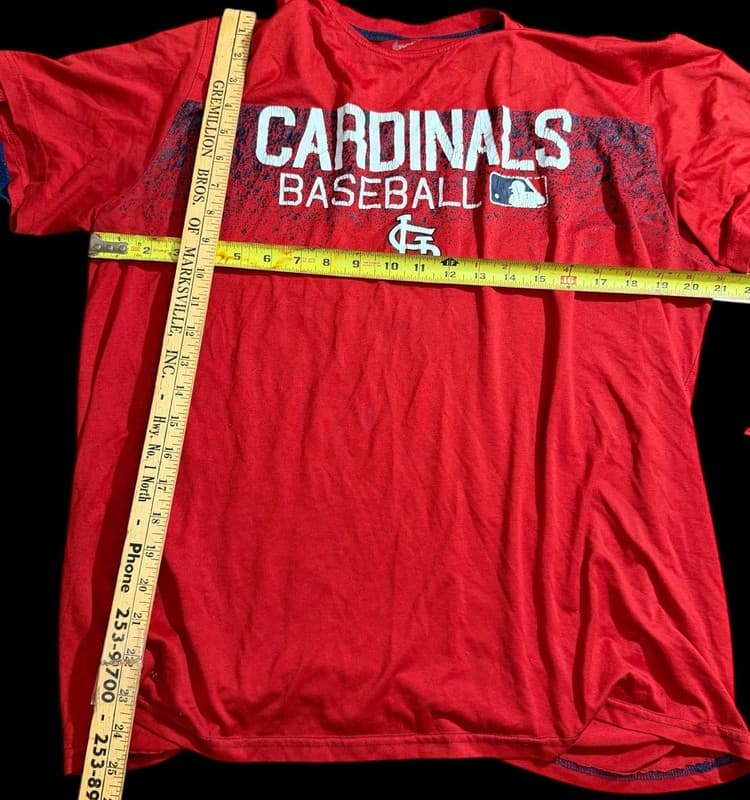 St. Louis Cardinals MLB Baseball Red Graphic T Shirt Men M/L - Thumbnail 6