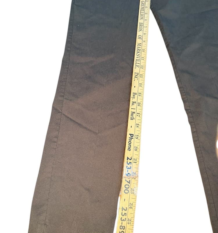 Gibson + Latimer Women’s Brown Pull-On Pants Size M USA Made Straight Leg - Thumbnail 6