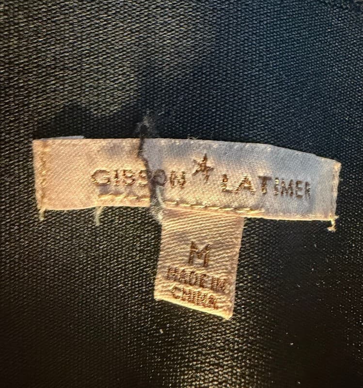 Gibson + Latimer Women’s Brown Pull-On Pants Size M USA Made Straight Leg - Thumbnail 3