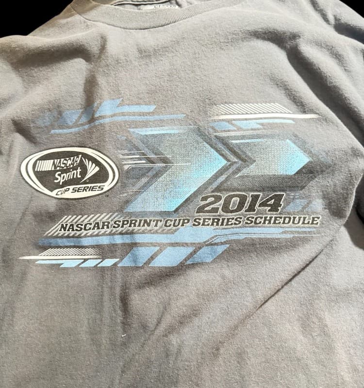 NASCAR Sprint Cup Series 2014 Schedule Long Sleeve T-Shirt - Thumbnail 4