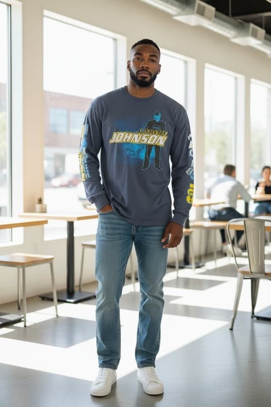 Jimmie Johnson #48 Lowe's Nascar Long Sleeve T-Shirt - Thumbnail 2