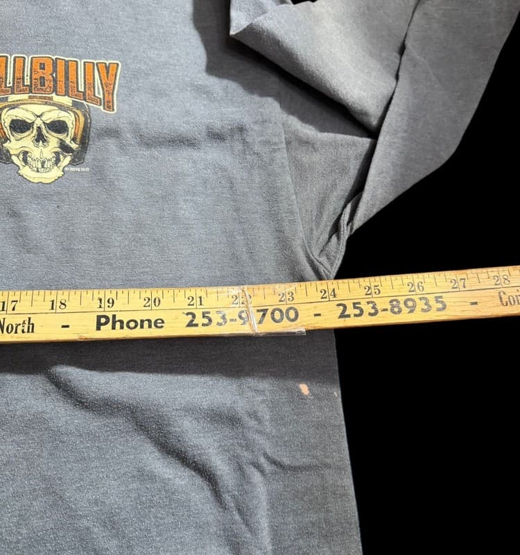 Harley-Davidson Hillbilly Gatlinburg TN Skull Long Sleeve Shirt Adult XXL - Thumbnail 10