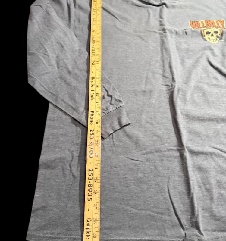 Harley-Davidson Hillbilly Gatlinburg TN Skull Long Sleeve Shirt Adult XXL - Thumbnail 11