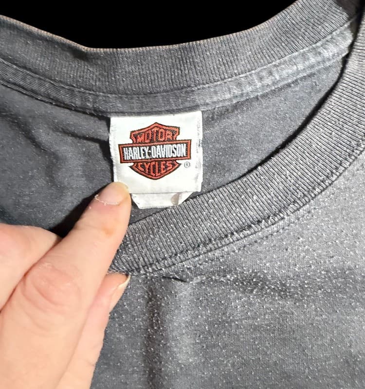 Harley-Davidson Hillbilly Gatlinburg TN Skull Long Sleeve Shirt Adult XXL - Thumbnail 3