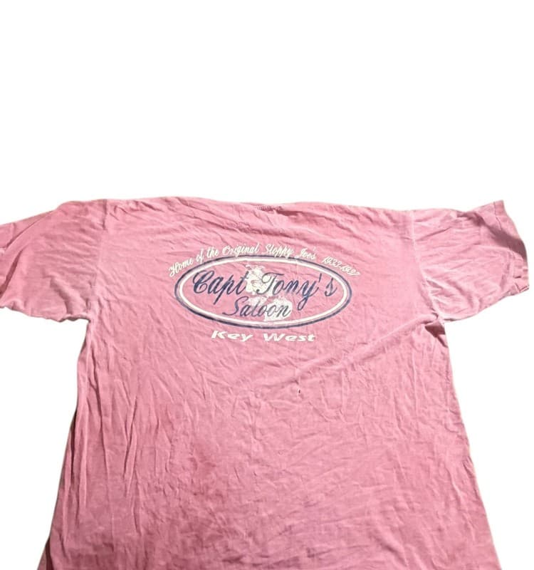 Vintage Sloppy Joe's Bar Key West Red Graphic T-Shirt - Thumbnail 2