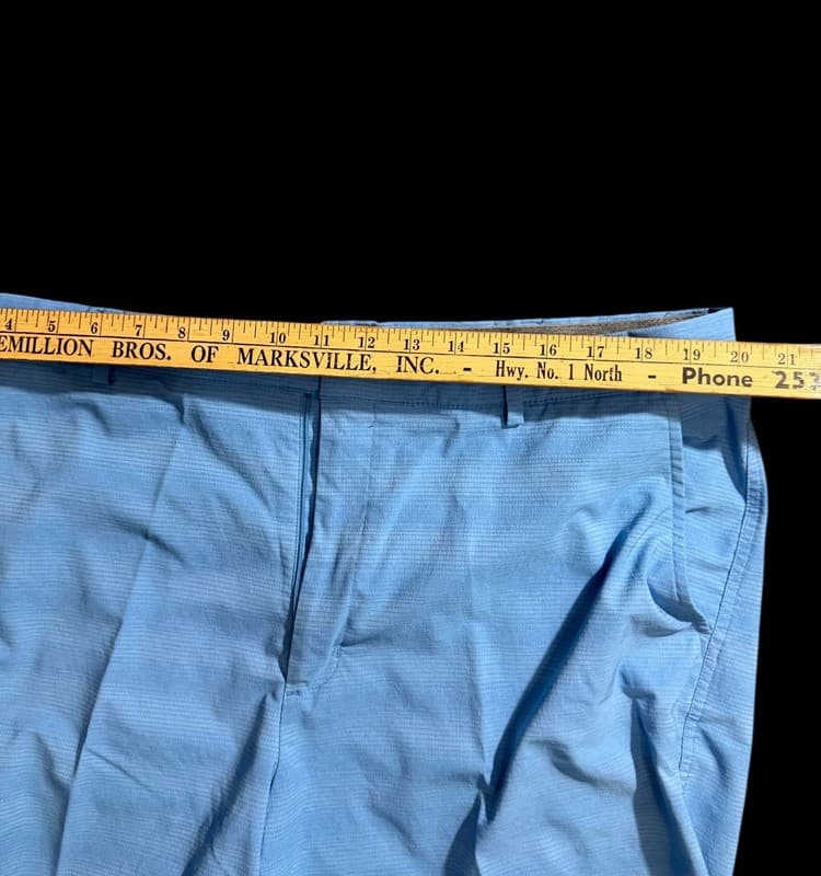 Greg Norman Men’s Golf Shorts W40 Blue Stretch Performance Shark Logo - Thumbnail 10