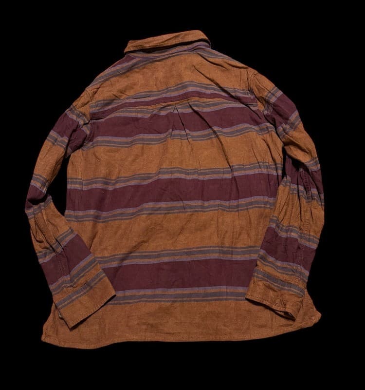 Carhartt Rugged Flex Loose Fit Midweight Flannel Long-Sleeve Plaid Shirt S - Thumbnail 3