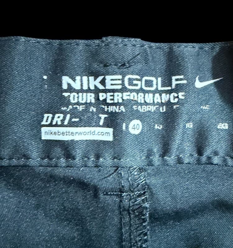 Nike Golf Dri-FIT Tour Performance Gray Men’s Shorts Size 40 - Thumbnail 3