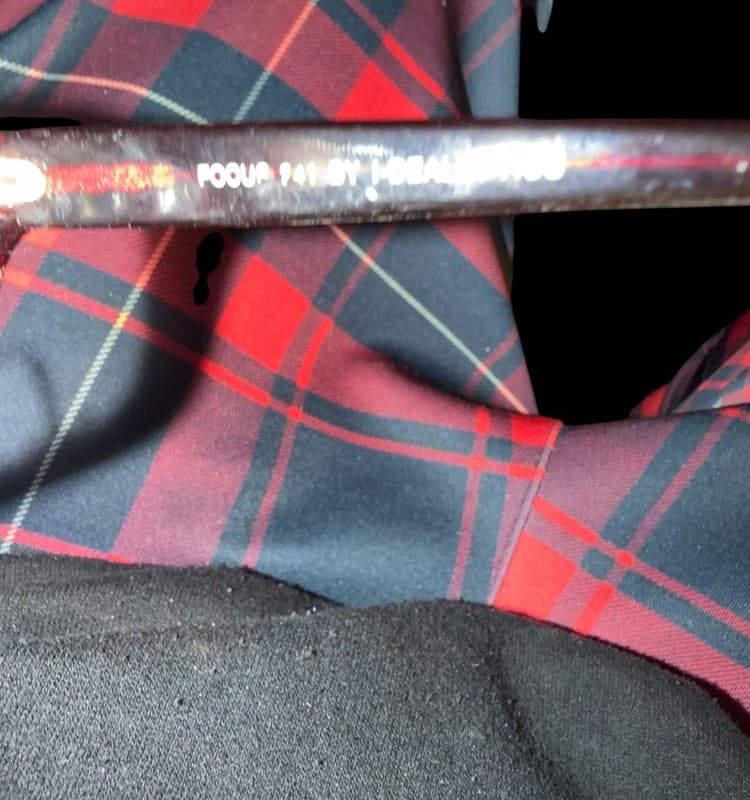 FOCUS Red Black Eyeglass Frames A03037 53 15 140 - Thumbnail 4