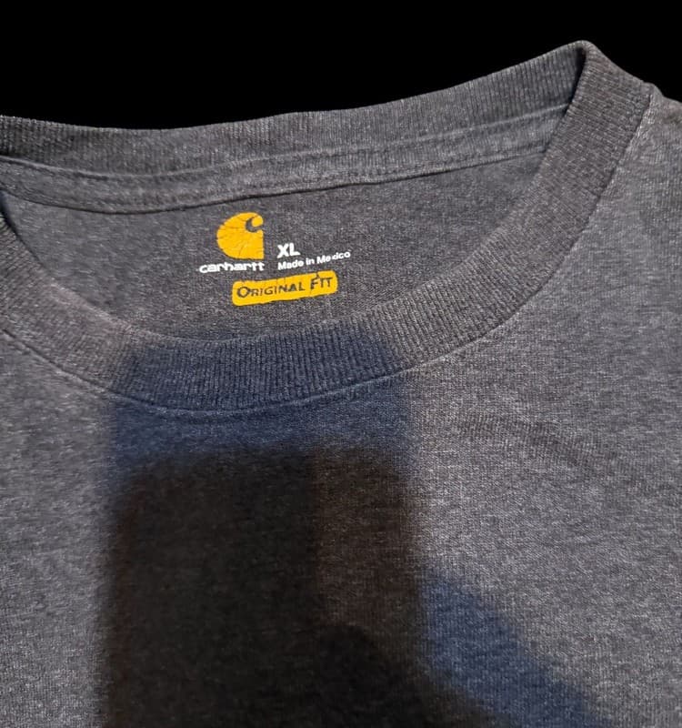 Carhartt Loose Fit Heavyweight Long-Sleeve Logo Sleeve Graphic T-Shirt - Thumbnail 4