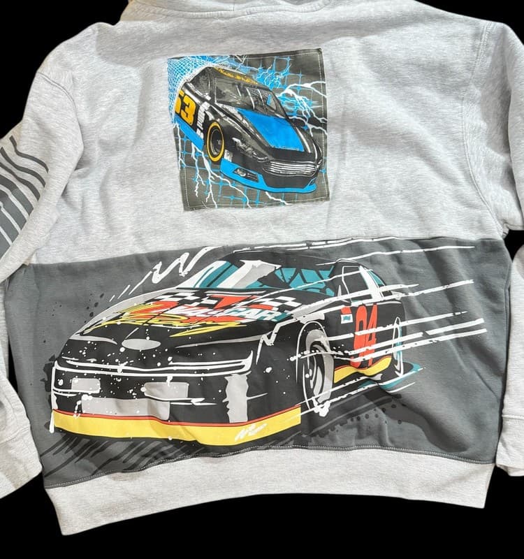 NASCAR Graphic Print Pullover Hoodie - Thumbnail 3