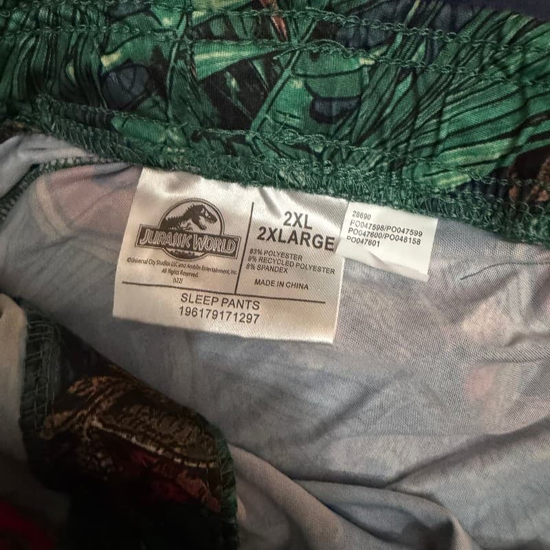 Jurassic Park Foliage Pajama Pants - Thumbnail 4