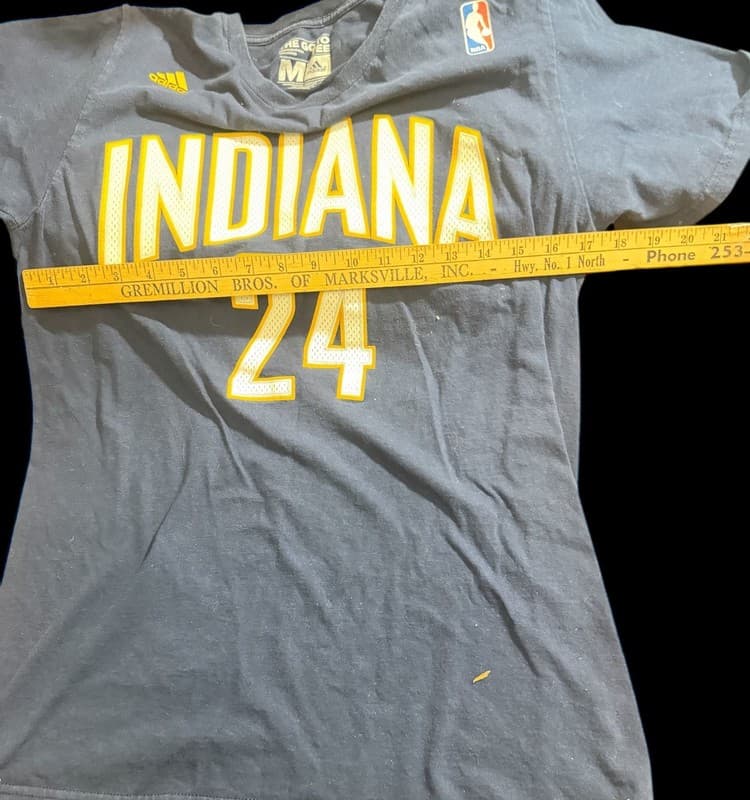 Adidas NBA Indiana Pacers Paul George Navy Blue Jersey T-Shirt M - Thumbnail 5