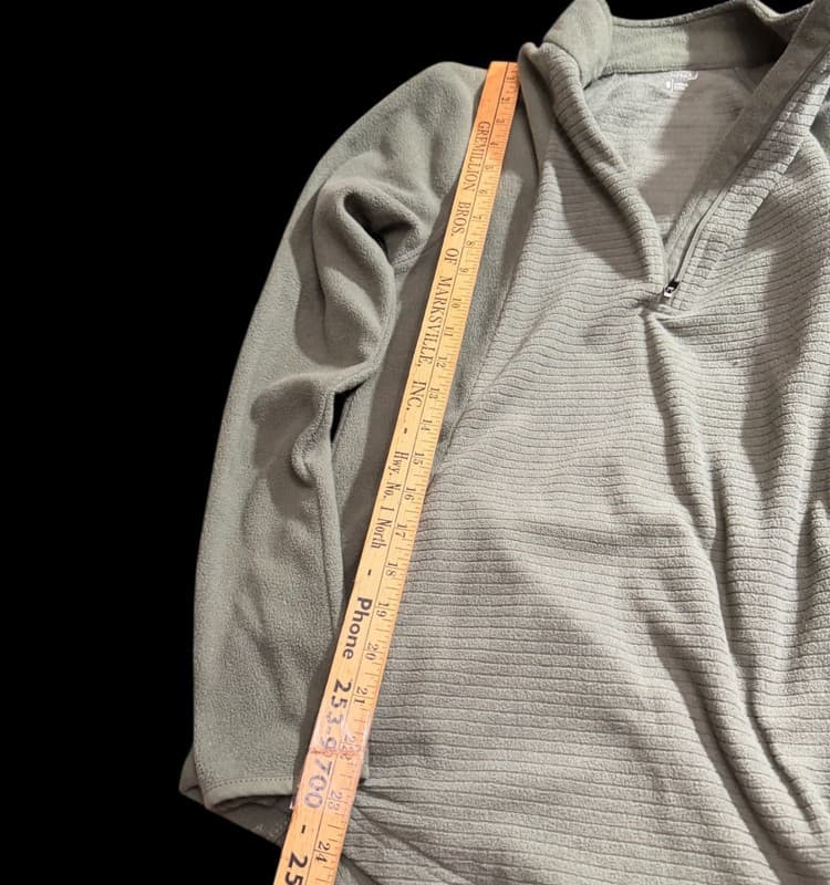 BCG Women’s Quarter Zip Fleece Pullover Long Sleeve Size Small - Thumbnail 6