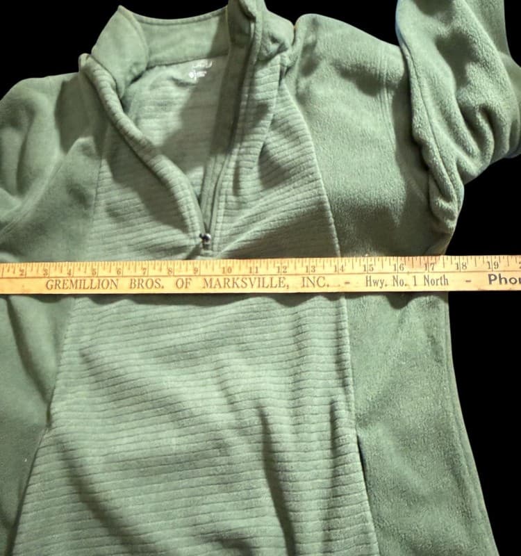 BCG Women’s Quarter Zip Fleece Pullover Long Sleeve Size Small - Thumbnail 7