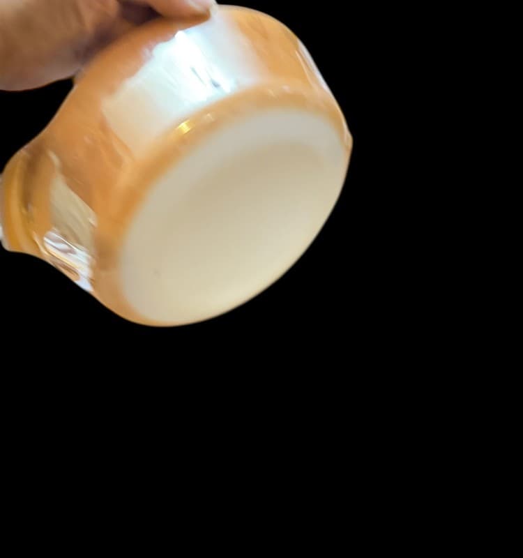 Vintage Fire King Anchor Hocking 1.5 Quart Peach Casserole Baking Dish #437 - Thumbnail 2