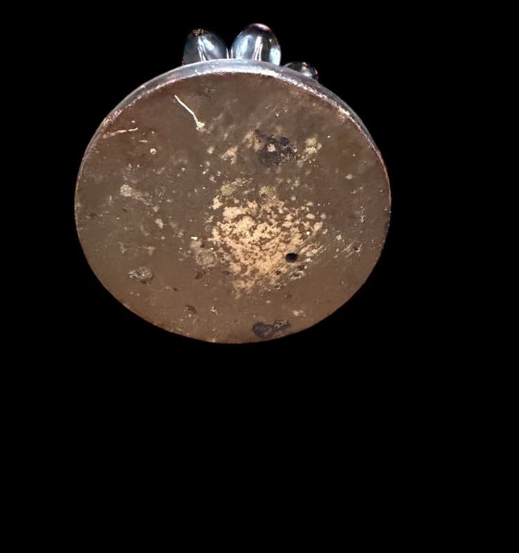 Vintage Hand Carved Resin Candlestick Candle Holder 7.5" - Thumbnail 3